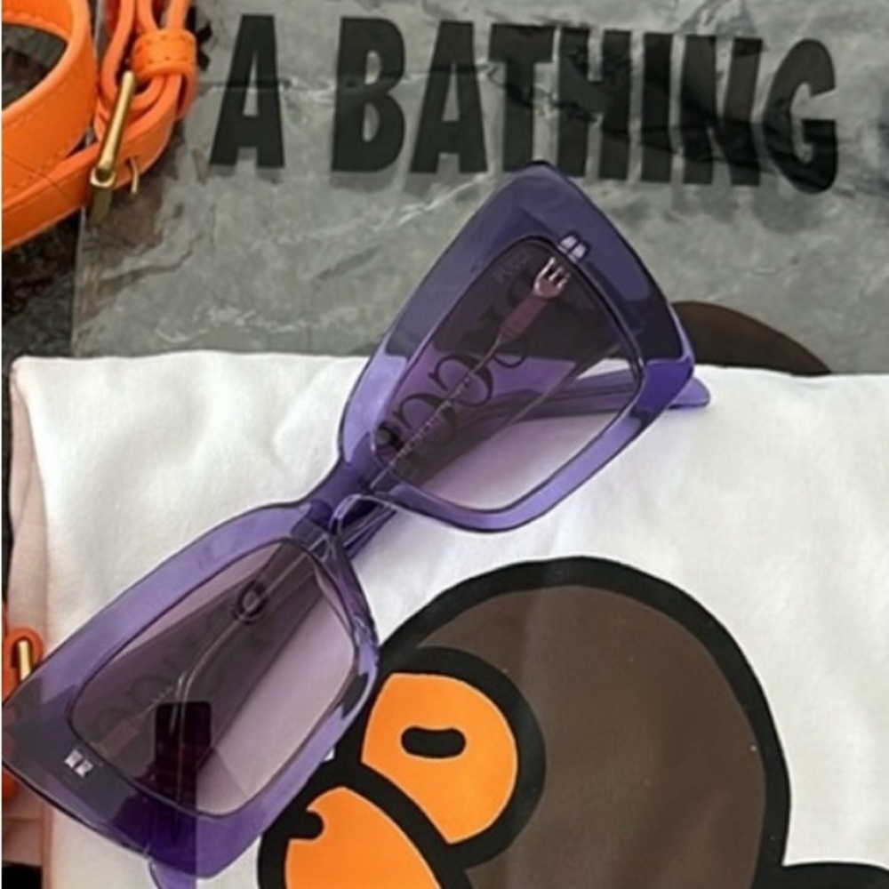 Emilio Pucci Purple Cat-Eye Sunglasses